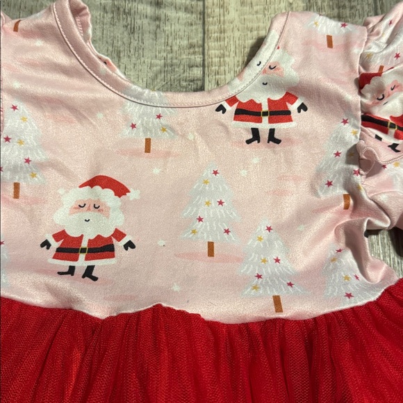 Festive Red and Pink Santa Dress-size Small - Picture 4 of 8